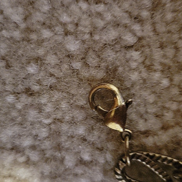 Free With Any Purchase! Faux Turquoise and Rhinestone Dangle Necklace - Picture 6 of 7